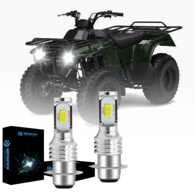 Xenón LED Hyper Faro H6 Luces Bombillas para Yamaha Timberwolf 250 1992-2000 Foto 1 de 4