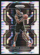 2021-22 Panini Prizm Prizms Pulsar #284 Kessler Edwards