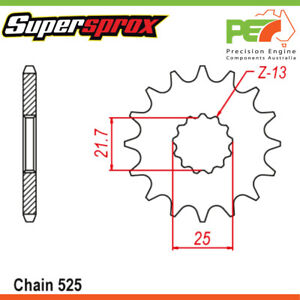 SUPERSPROX Front & Rear Sprocket Kit For TRIUMPH 660 STREET TRIPLE LAMS 660cc