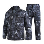 2 Pcs/Set Sports Suit Camouflage Multi Pockets Multi Pockets Camouflage Climbing