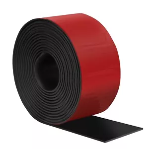 Tiras de Goma Autoadhesivas, Hojas de Goma de Neopreno Sólido Tiras de Rollos - Imagen 1 de 7