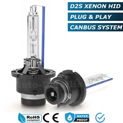 Par de bombillas de xenón HID 35W azul hielo 8000 k para Lancia Thesis Foto 1 de 4