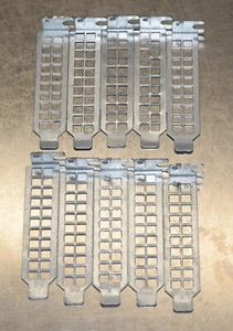 Lot 10 Low Profile Slot Cover for Dell Optiplex SFF 790 990 7010 9010 9020 Used - Picture 1 of 1