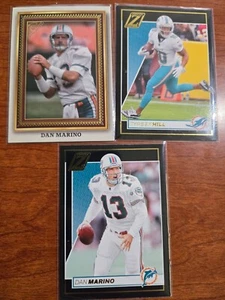 2024 Miami Dolphins 3 Card Lot - The Great Dan Marino &  Super Star Tyreek Hill - Picture 1 of 2