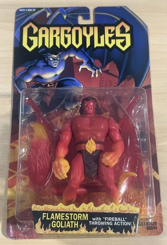 MOC Vintage 1995 Kenner Gargoyles Flamestorm Goliath Action Figure Cover