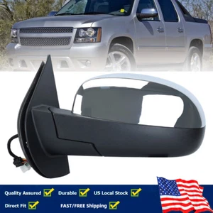 Driver Side Power Heated Chrome Mirror For Chevy Suburban Silverado Yukon 07-13 - Bild 1 von 18