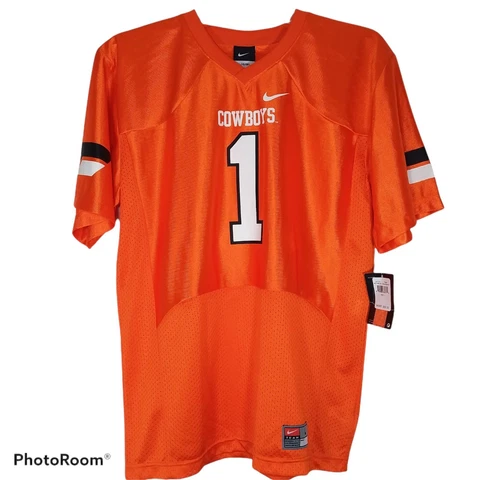 Nike Boys Youth Large (16/18) OSU Oklahoma State Football Team #1 NWT Sports Cover