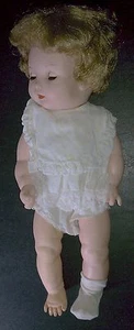My Fair Baby Effanbee Anno Sconosciuto Occhi Blu Apri e Chiudi JulieCon - Foto 1 di 5