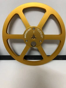 Coppia bobine in metallo alluminio 7 pollici per Pioneer Reel to Reel RT-707 (oro) - Foto 1 di 5