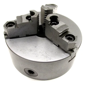 BISON 6-1/4" DREIBACKEN DREHBANKFUTTER mit EINFACHER RÜCKHALTERUNG - Bild 1 von 9