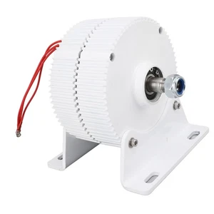 Generador de imán permanente de tierras raras 1000 W 750 rpm motor síncrono 12 V 24 V - Imagen 1 de 20
