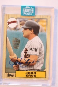 2024 Topps Archives Signature John Kruk Auto /49 #123 - Bild 1 von 2