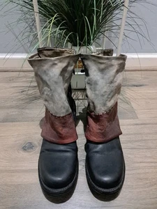 EUC A.S.98 Airstep Multicolor Zipper, Biker, Moto Boho Boot Sz:- EUR 39 | US 9 - Picture 1 of 8