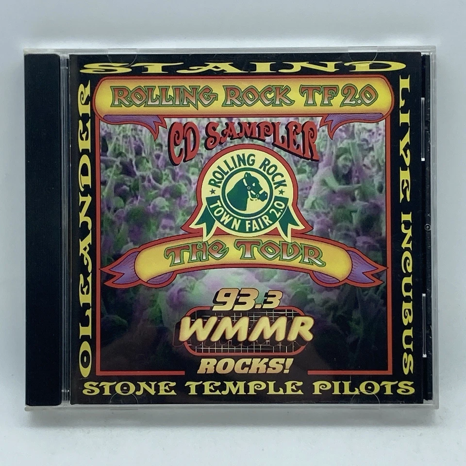 Rolling Rocks TF 2.0 WMMR CD Sampler 93.3 FM Pierre Robert Stone Temple Pilots - Image 1 of 4
