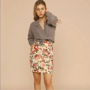 Falda Rouje Gomes talla 34 Floral - Imagen 1 de 12