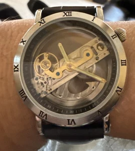 Men's Unique Design Automatic Movement Popular Style Skeleton Analog Dial Wat... - Picture 1 of 1
