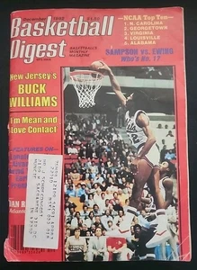 Buck Williams Basketball Digest Magazine December 1982 New Jersey Nets NBA - Picture 1 of 6