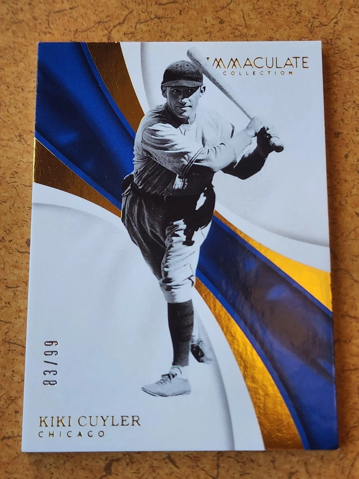 2017 Panini Immaculate Kiki Cuyler /99!! Chicago Cubs RARE - Image 1 of 3