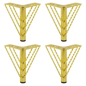 4 Pieces Legs for Furniture Modern Couch Legs for Table Wardrobe TV Cabinets - Picture 1 of 22