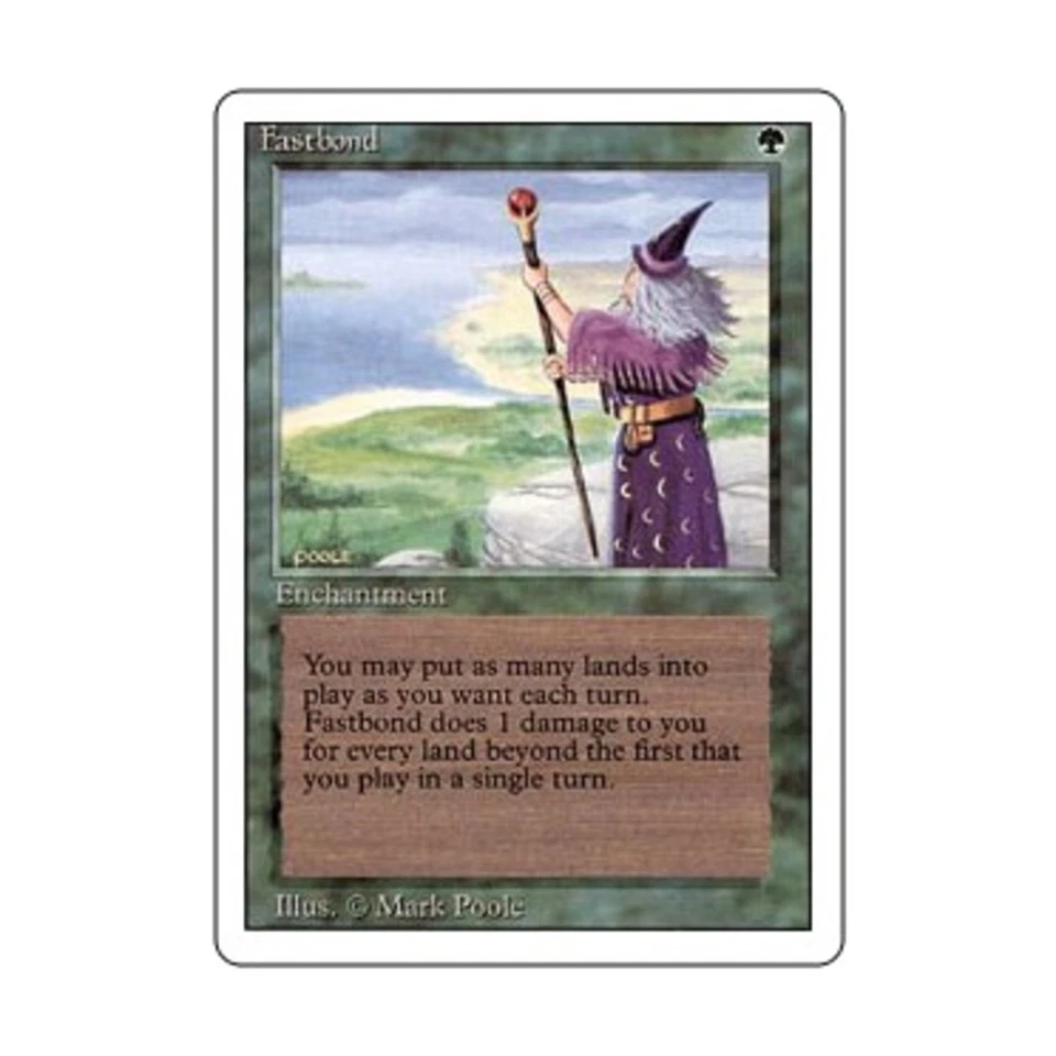 WOTC MtG 3rd Ed Fastbond (R) EX - Image 1 of 1