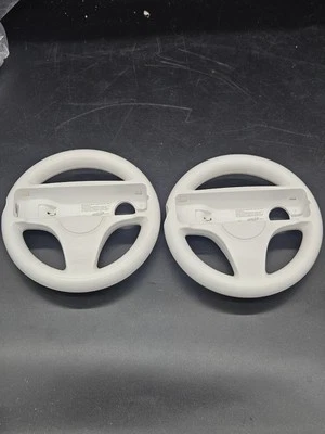 Juego de 2 mandos a distancia del volante modelo RVL024 para Nintendo Wii OEM Foto 1 de 4