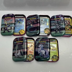 Pokémon TCG Galar Power Mini Tins - Lot of 5 Complete Set - Obstagoon Rapidash++ - Bild 1 von 8