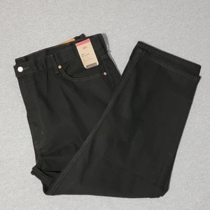Jeans Levis 550 Relaxed Uomo 46x29 Nero Denim Grande e Alto - Foto 1 di 14