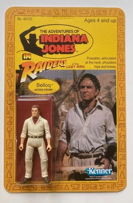 **Restoration** Kenner Rene Belloq 3 3/4 Indiana Jones Action Figure ROTLA - Image 1 of 2