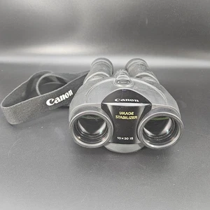 Canon 10x30 IS Image Stabilizer Binoculars – Works Great – No Case – Some Wear - Picture 1 of 14