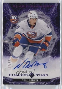 2024-25 Upper Deck Black Diamond Stars Purple Relic /10 Noah Dobson #BDS-ND Auto - Picture 1 of 3