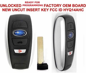 Subaru WRX Impreza Legacy SMART UNLOCKED OEM Remote UNCUT Key Fob HYQ14AHC - Picture 1 of 7