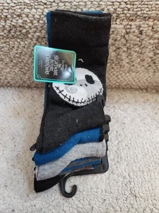 Disney The Nightmare Before Christmas 5 Paar Crew-Socken Herren Größe 6,5-12!! Neu - Bild 1 von 9