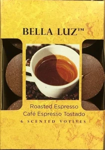 Bella Luz Roasted Espresso Duft Votivkerzen 6er Pack - Bild 1 von 1