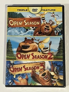 Open Season 3-Movie Collection (DVD, 2014, 2-Disc Set) New Sealed - Imagen 1 de 2
