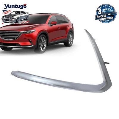 For 2016-2022 Mazda CX-9 Bumper Cover Molding Driver Side Front Lower Chrome Foto 1 de 4