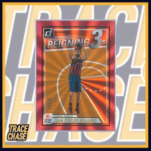 2024-25 Panini Donruss Euroleague Juan Carlos Navarro Reigning 3s Red 71/75 #11 - Picture 1 of 3