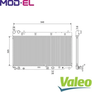 RADIATOR ENGINE COOLING 701210 FOR HONDA JAZZ/II/III L13A6L13A5L13Z1 1.3L 4cyl - Picture 1 of 6