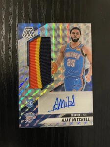 AJAY MITCHELL 2024-25 MOSAIC ROOKIE PATCH AUTO 3 Color Patch RC OKC Thunder - Bild 1 von 2