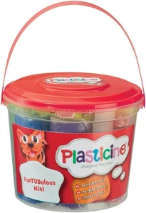 Plasticine FunTUBulous Modelliermasse Weich NichtHärtend 8Sticks Eimer - Bild 1 von 12