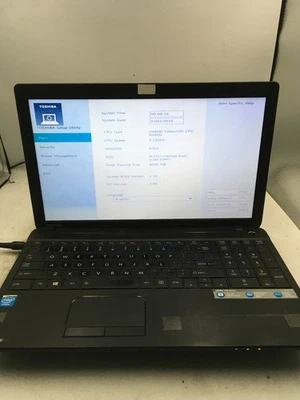 TOSHIBA SATELLITE C55-A5180 - BOOTS TO BIOS - INTEL CELERON - 4GB RAM - READ -BB - Image 1 of 4