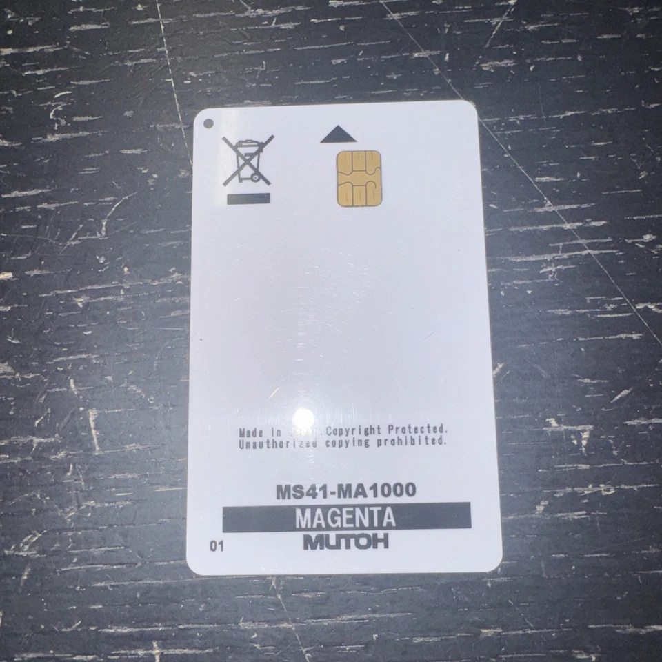 MUTOH INK Smart Chip Card Ms41- Magenta - Image 1 of 1