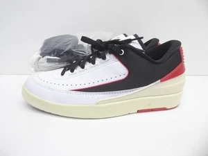 NIKE Men 8.5US Wmns Air Jordan 2 Retro Low Black Satin Fd4849-106 Size Sneaker - Picture 1 of 10