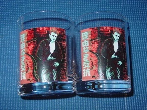 ANDY WARHOL 2 ROCK GLAS SET JAMES DEAN MODERN MID CENTURY DESIGN POP ART FILM - Bild 1 von 4