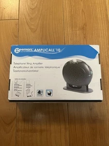 Geemarc Amplicall 10 wzmacniacz pierścieniowy telefoniczny ze światłem stroboskopowym w pudełku nigdy nie używany - Zdjęcie 1 z 6