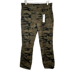 Sanctuary Standard Surplus Size 29 Camo Linen Casual Pants NWT - Picture 1 of 13