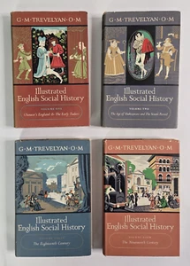 Illustrated English Social History, Volumes 1 - 4 by G.M. Trevelyan - Picture 1 of 24
