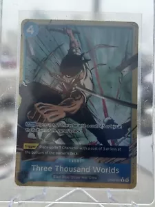 Three Thousand Worlds OP03-057 Alt Art PRB-01 Premium il miglior pezzo unico TCG Eng - Foto 1 di 2