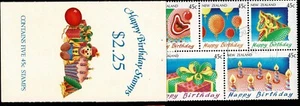 NEW ZEALAND - 1991 HAPPY BIRTHDAY BOOKLET - Sc#SB 54 - CTO - NZ 56 - Picture 1 of 1
