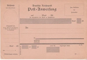 Germany: Mint Postal Order - Picture 1 of 2