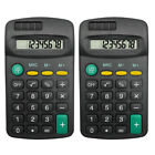 2pk Mini Pocket Calculator Small| 8 Digit Display Office Home School Stationery